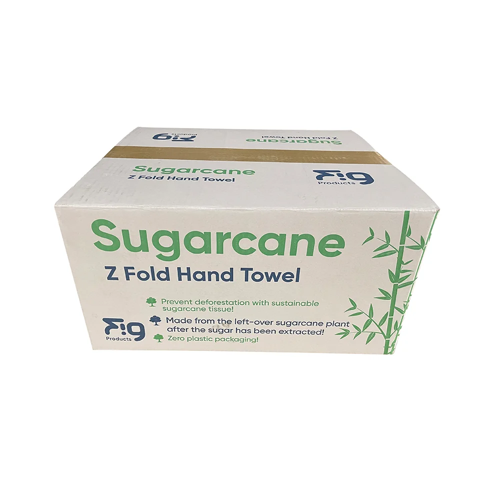 Sugarcane Z-Fold Hand Towels